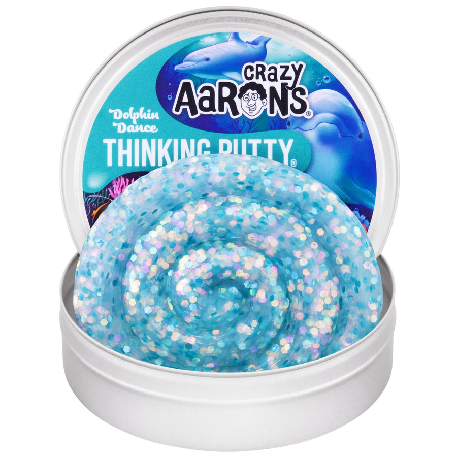Dolphin Dance - 3.5" Thinking Putty Tin F5